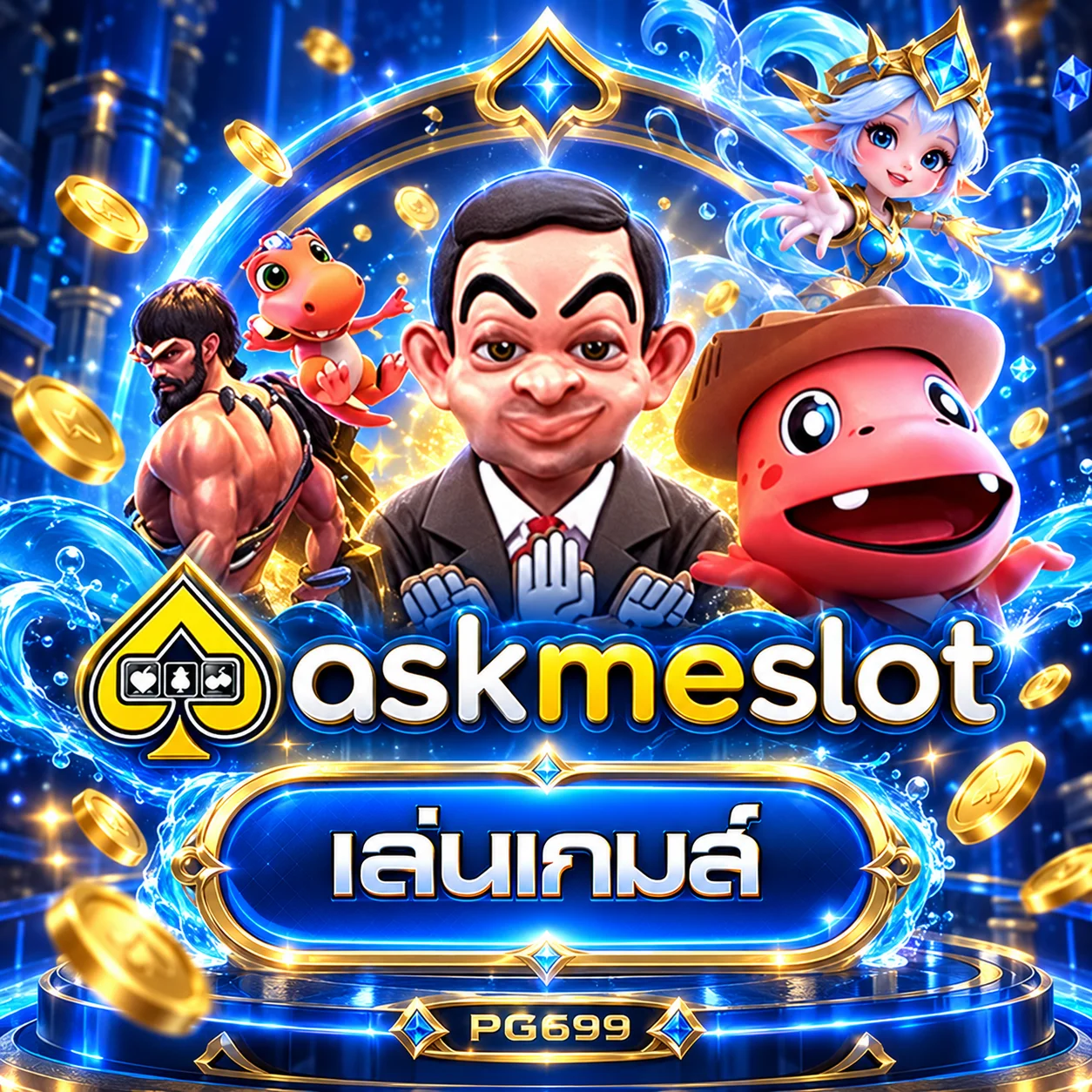 การ์ดทดลองเล่น AskMeSlot บน PG699